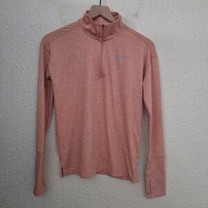 Nike Element Half Zip Running Top in Heather Orange Women's Size XS